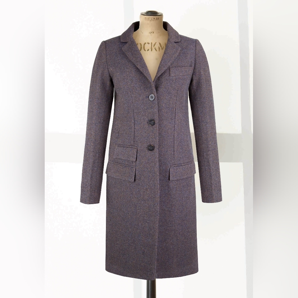 Katherine Hooker Tweed Coat